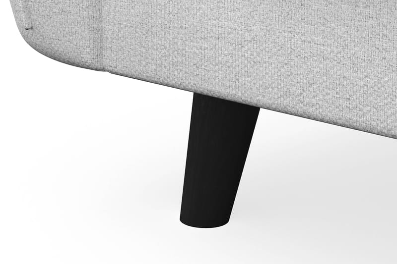 Trend Lyx 4-personers Venstrevendt L-formet Chaiselongsofa i Stof - Lysegrå - Møbler - Sofaer - Sofa med chaiselong