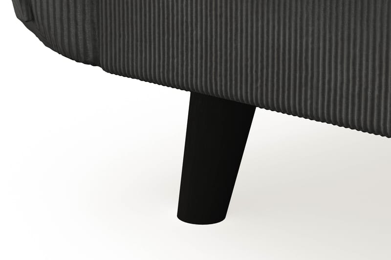 Trend Lyx 4-personers Venstrevendt L-formet Chaiselongsofa i Manchester - Mørkegrå - Møbler - Sofaer - Sofa med chaiselong