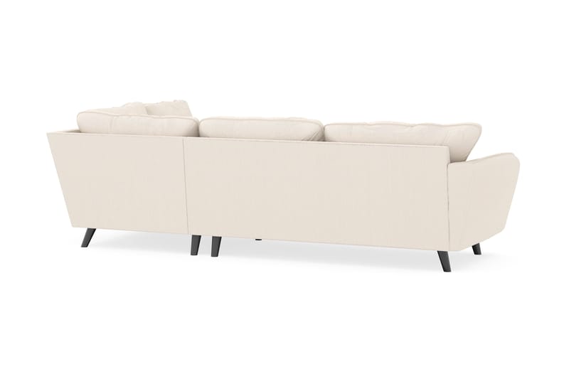 Trend Lyx 4-personers Højrevendt L-formet Chaiselongsofa i Manchester - Beige - Møbler - Sofaer - Sofa med chaiselong