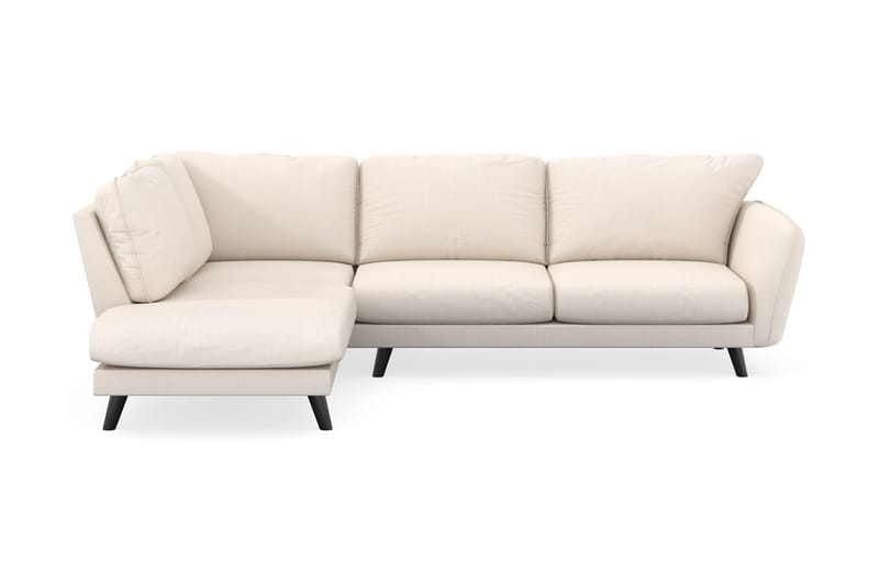 Trend Lyx 4-personers Venstrevendt L-formet Chaiselongsofa i Manchester - Beige - Møbler - Sofaer - Sofa med chaiselong