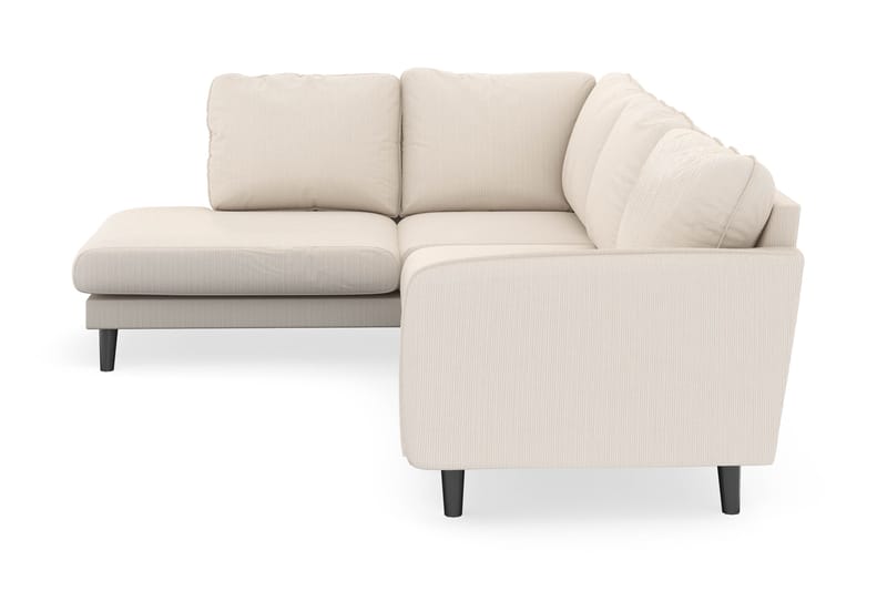 Trend Lyx 4-personers Venstrevendt L-formet Chaiselongsofa i Manchester - Beige - Møbler - Sofaer - Sofa med chaiselong