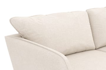 Trend Lyx 4-personers Højrevendt L-formet Chaiselongsofa i Stof - Beige - Møbler - Sofaer - Sofa med chaiselong