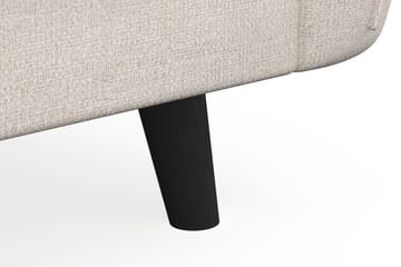 Trend Lyx 4-personers Højrevendt L-formet Chaiselongsofa i Stof - Beige - Møbler - Sofaer - Sofa med chaiselong