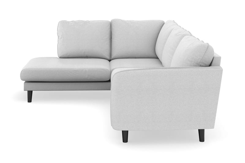 Trend Lyx 4-personers Venstrevendt L-formet Chaiselongsofa i Stof - Lysegrå - Møbler - Sofaer - Sofa med chaiselong - 4 personers sofa med chaiselong