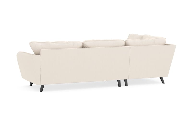 Trend Lyx 4-personers Venstrevendt L-formet Chaiselongsofa i Manchester - Beige - Møbler - Sofaer - Sofa med chaiselong - 4 personers sofa med chaiselong