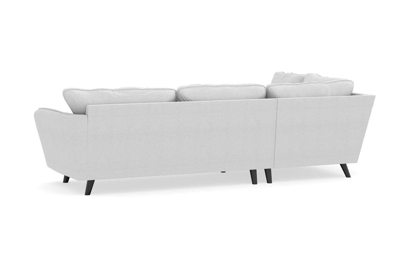 Trend Lyx 4-personers Venstrevendt L-formet Chaiselongsofa i Stof - Lysegrå - Møbler - Sofaer - Sofa med chaiselong - 4 personers sofa med chaiselong