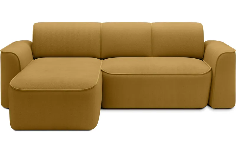 Ume 4-personers Sofa med Chaiselong, Gul