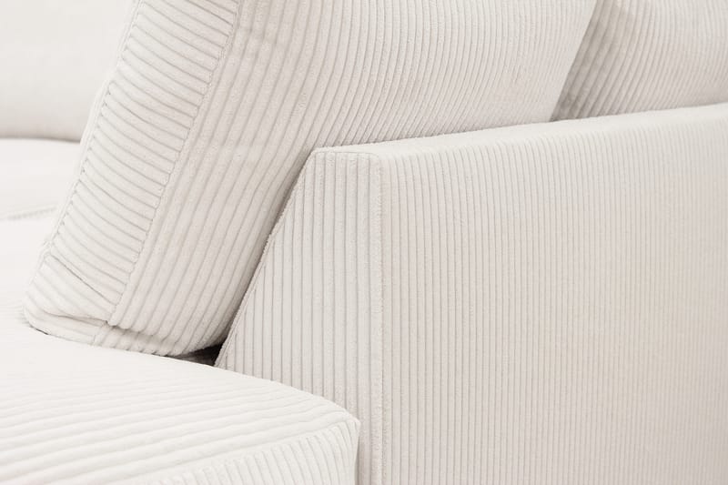 Valencia Ekstra Dyb 4-personers Sofa med Chaiselong Højre - Offwhite - Møbler - Sofaer - Sofa med chaiselong - 4 personers sofa med chaiselong