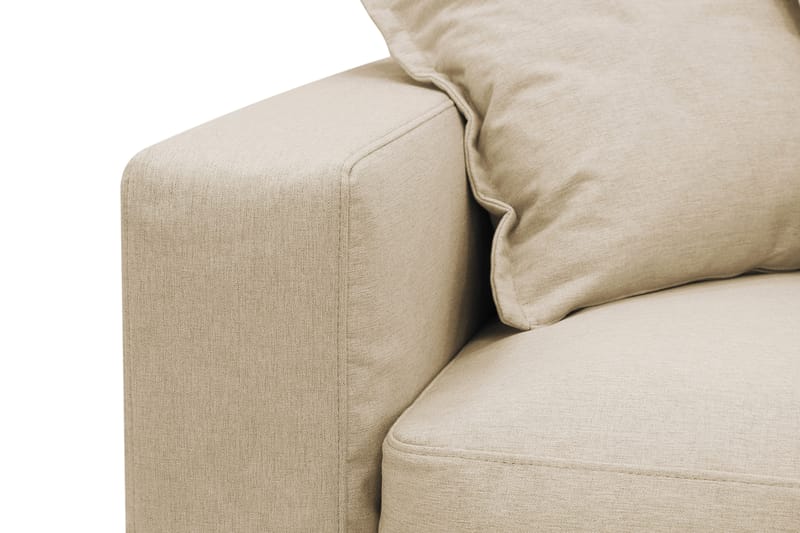 Valencia Ekstra dyb 4-personers sofa med chaiselong højre - Beige - Møbler - Sofaer - Sofa med chaiselong - 4 personers sofa med chaiselong