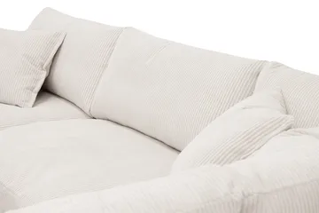 Valencia Ekstra Dyb 4-personers Sofa med Chaiselong Højre - Offwhite - Møbler - Sofaer - Sofa med chaiselong - 4 personers sofa med chaiselong