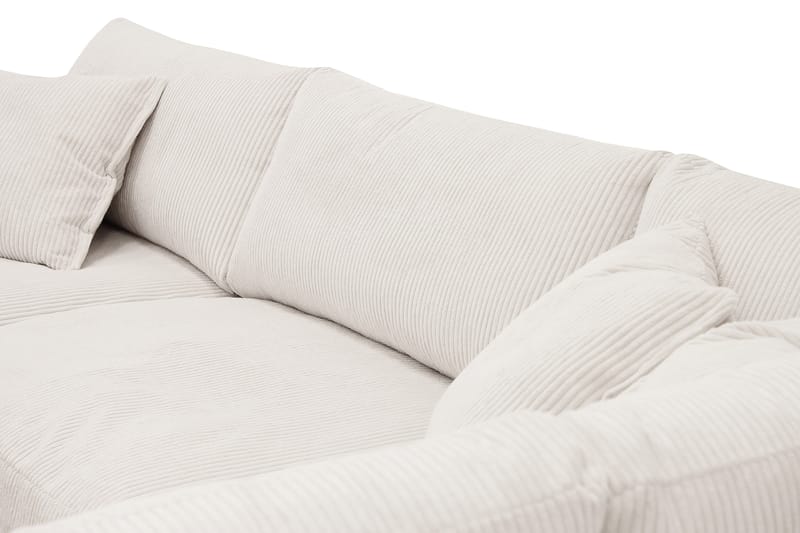 Valencia Ekstra Dyb 4-personers Sofa med Chaiselong Højre - Offwhite - Møbler - Sofaer - Sofa med chaiselong - 4 personers sofa med chaiselong