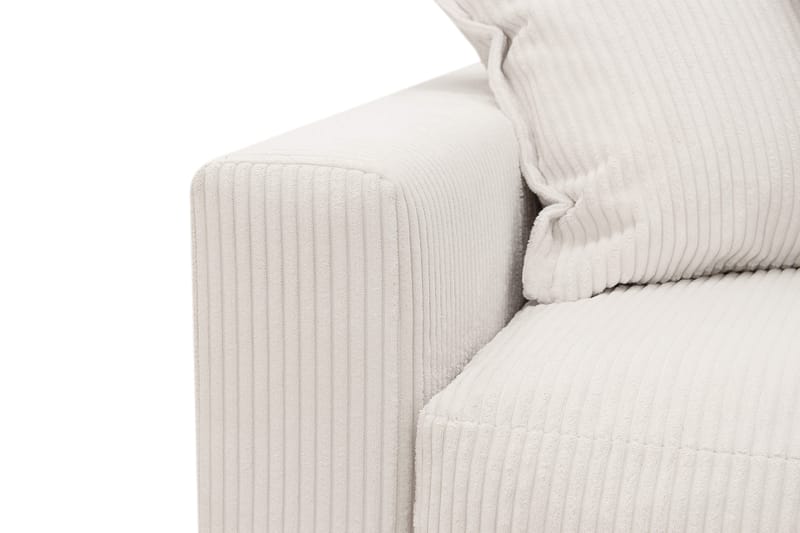 Valencia Ekstra Dyb 4-personers Sofa med Chaiselong Højre - Offwhite - Møbler - Sofaer - Sofa med chaiselong - 4 personers sofa med chaiselong
