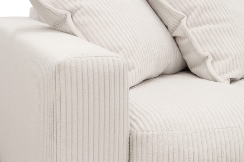 Valencia Ekstra Dyb 4-personers Sofa med Chaiselong Højre - Offwhite - Møbler - Sofaer - Sofa med chaiselong - 4 personers sofa med chaiselong