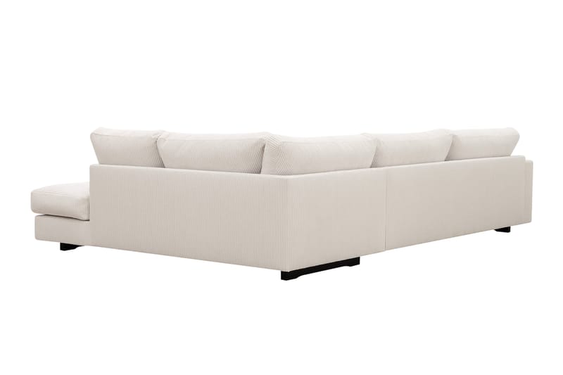 Valencia Ekstra Dyb 4-personers Sofa med Chaiselong Højre - Offwhite - Møbler - Sofaer - Sofa med chaiselong - 4 personers sofa med chaiselong