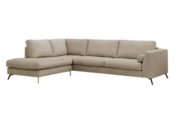 4-sits Soffa med Schäslong Scandinavian Choice Storm 09 Vänster Svart - Møbler - Sofaer - Sofa med chaiselong