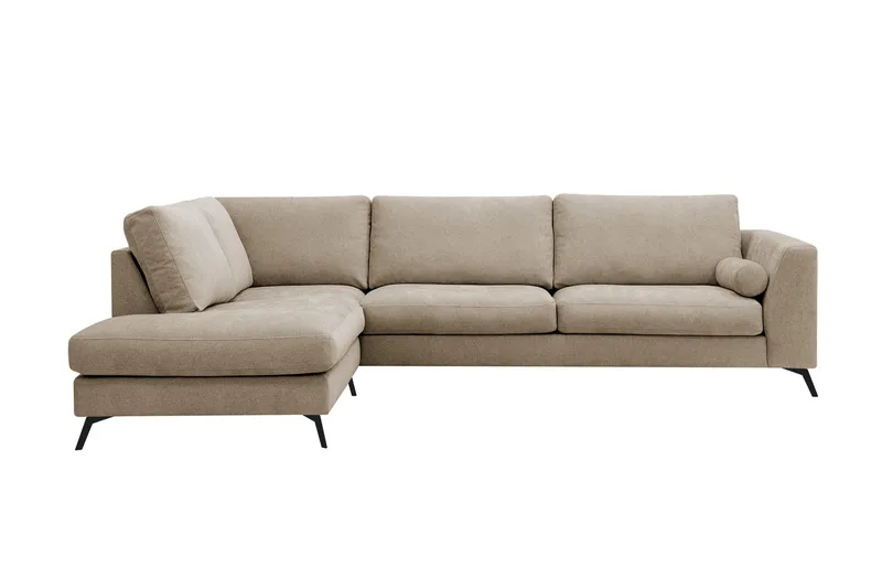 4-sits Soffa med Schäslong Scandinavian Choice Storm 09 Vänster Svart
