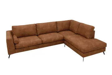 4-sits Soffa med Schäslong Scandinavian Choice Preston 24 Höger Svart - Møbler - Sofaer - Sofa med chaiselong