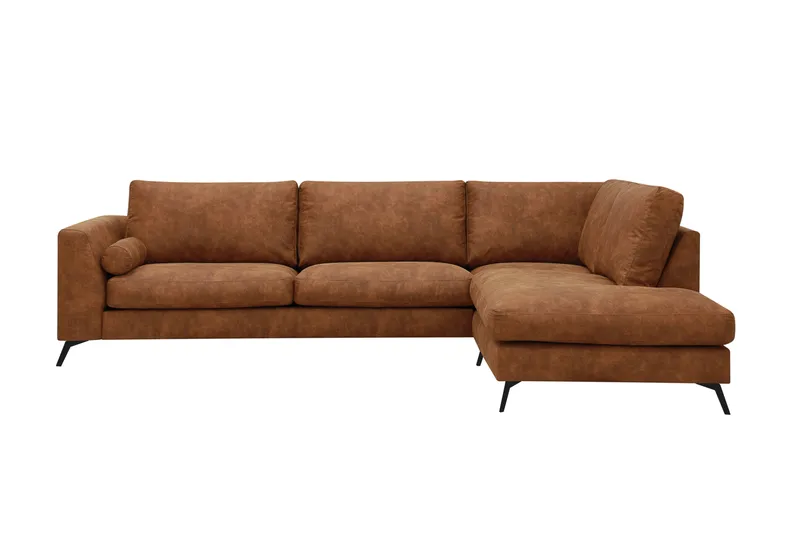4-sits Soffa med Schäslong Scandinavian Choice Preston 24 Höger Svart