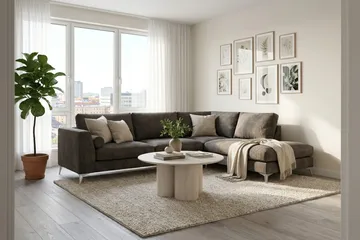 4-sits Soffa med Schäslong Scandinavian Choice Preston 96 Höger Krom - Møbler - Sofaer - Sofa med chaiselong