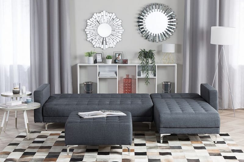 Aberdeen hjørnesofa 267 cm - Grå - Møbler - Sofaer - Sofa med chaiselong