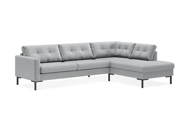 Almindelig sofa med chaiselong uden divan Scandinavian Choice Frillestad 4-personers sofa med chaiselong Grå Venstrevendt - Møbler - Sofaer - Sofa med chaiselong
