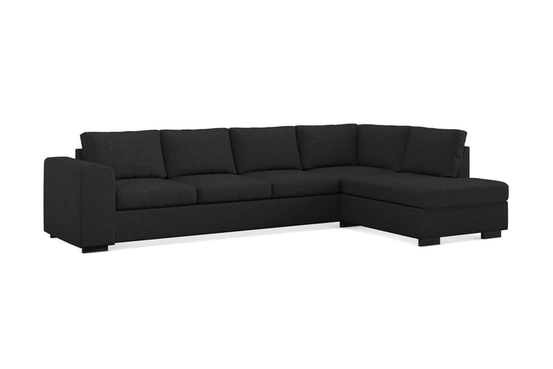 Almindelig sofa med chaiselong uden divan Scandinavian Choice Link sofa med chaiselong Large højre Sort Højrevendt - Møbler - Sofaer - Sofa med chaiselong
