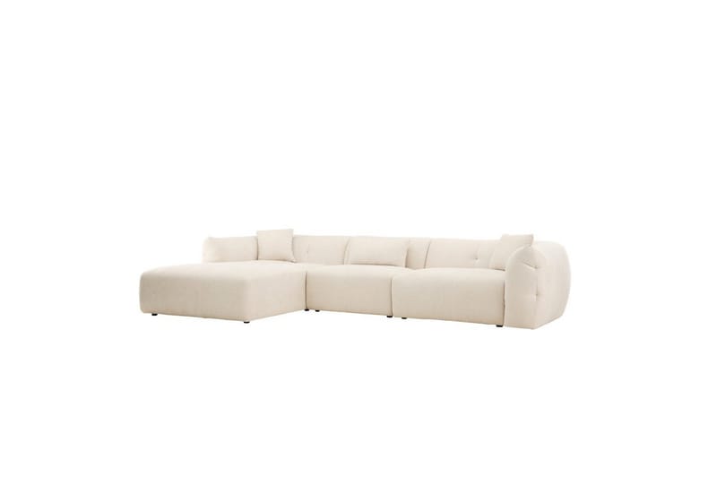 Almindelig sofa med enkel divan uden chaiselong VIND Hjørnesofa VIND Positano beige Beige - Møbler - Sofaer - Sofa med chaiselong