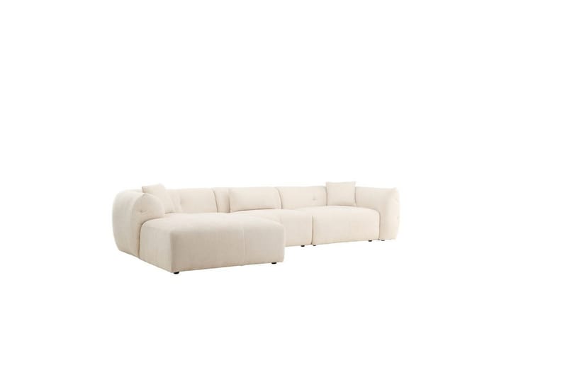 Almindelig sofa med enkel divan uden chaiselong VIND Hjørnesofa VIND Positano beige Beige - Møbler - Sofaer - Sofa med chaiselong