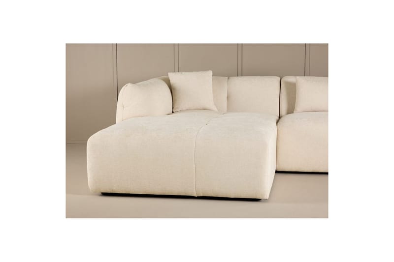 Almindelig sofa med enkel divan uden chaiselong VIND Hjørnesofa VIND Positano beige Beige - Møbler - Sofaer - Sofa med chaiselong