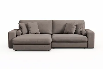 Arken Lyx 4-personers Vendbar L-formet Dyb Chaiselongsofa i stof