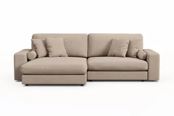 Arken Lyx 4-personers Vendbar L-formet Dyb Chaiselongsofa i stof