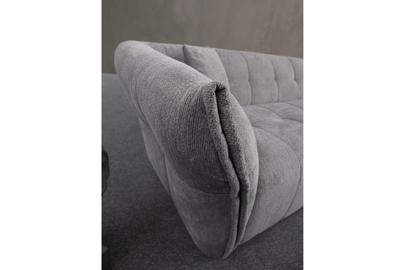 Azzo 4-personers Sofa med Chaiselong - Lysegrå - Møbler - Sofaer - Sofa med chaiselong