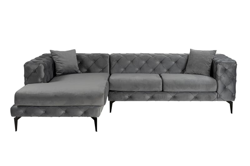 Beachport 3-personers Sofa med Venstre Chaiselong, Antracit