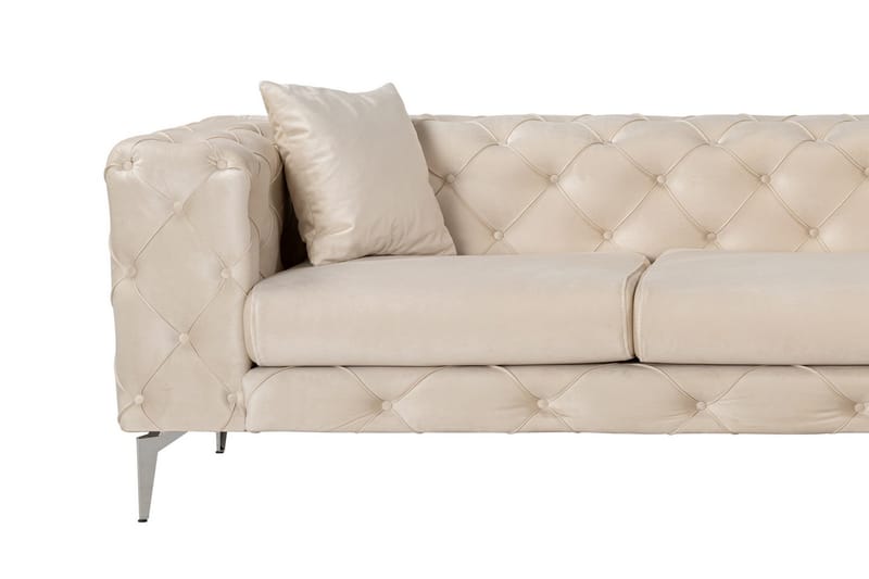Beachport 3-personers Sofa med Højre Chaiselong - Beige - Møbler - Sofaer - Sofa med chaiselong