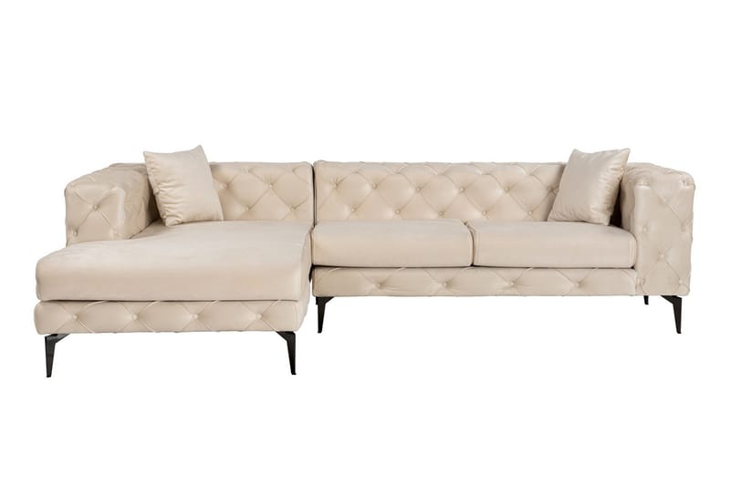 Beachport 3-personers Sofa med Venstre Chaiselong, Beige