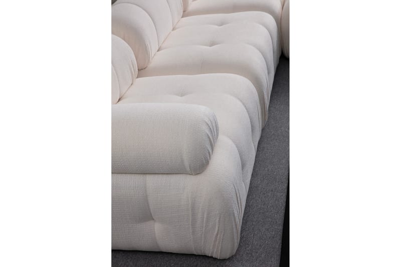 Belgin Sofa med Chaiselong 3-personers - Hvid - Møbler - Sofaer - Sofa med chaiselong