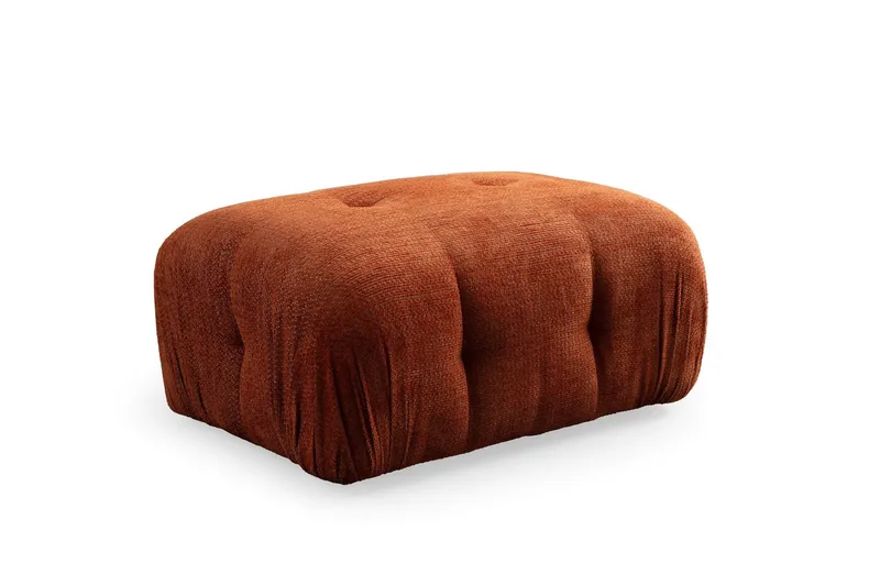 Belgin Sofa med Chaiselong 3-personers - Orange - Møbler - Sofaer - Modulsofaer - Komplet modulsofa