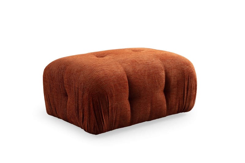 Belgin Sofa med Chaiselong 3-personers - Orange - Møbler - Sofaer - Modulsofaer - Komplet modulsofa