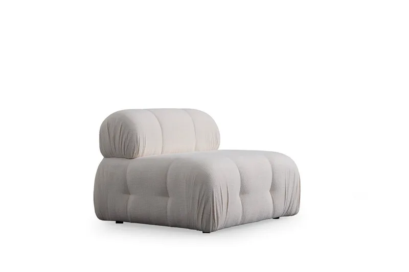 Belgin Sofa med Chaiselong 3-personers - Hvid - Møbler - Sofaer - Modulsofaer - Komplet modulsofa