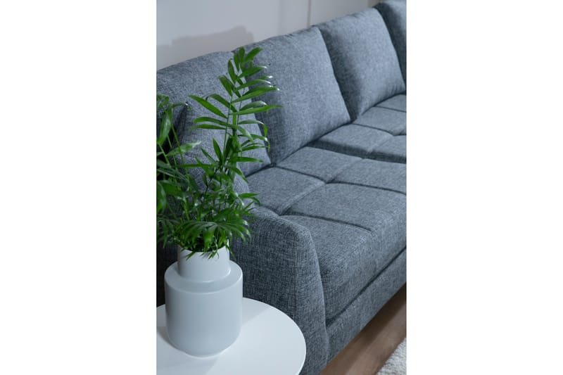 Bouchelle Hjørnesofa med Chaiselong Højre - Grå - Møbler - Sofaer - Sofa med chaiselong