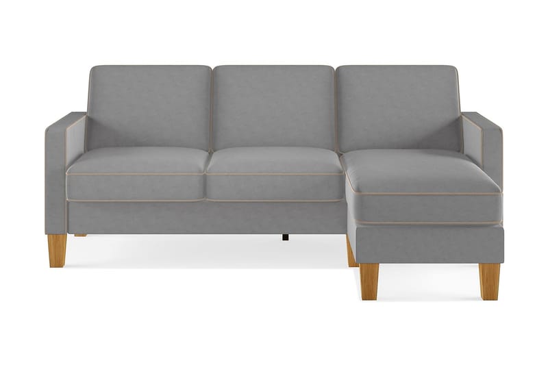 Bowen Chaiselongsofa Grå - Novogratz - Møbler - Sofaer - Sofa med chaiselong