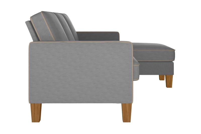 Bowen Chaiselongsofa Grå - Novogratz - Møbler - Sofaer - Sofa med chaiselong