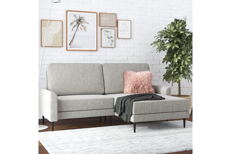 Brynjar Sofa - Grå - Møbler - Sofaer - Sofa med chaiselong