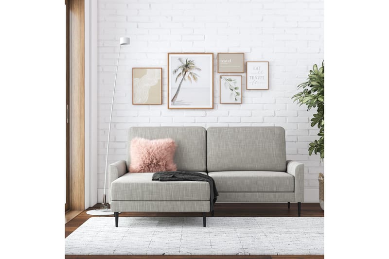 Brynjar Sofa - Grå - Møbler - Sofaer - Sofa med chaiselong