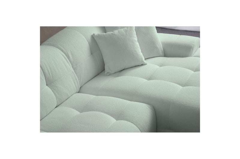 Buddy Sofa med Divan 4-personers - Grøn - Møbler - Sofaer - Sofa med chaiselong