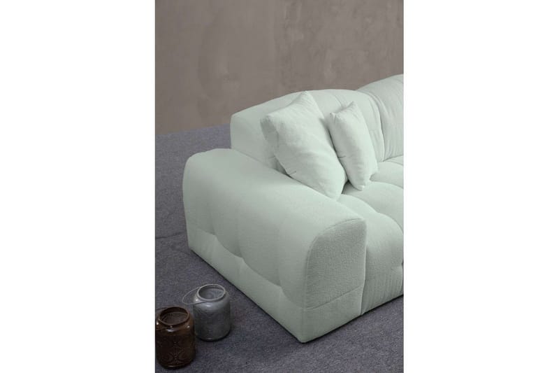 Buddy Sofa med Divan 4-personers - Grøn - Møbler - Sofaer - Sofa med chaiselong