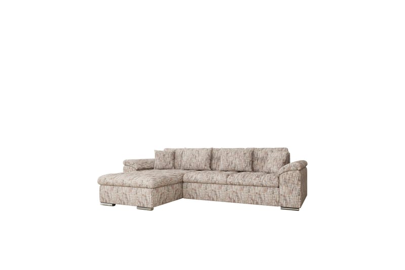 Camior Sofa med Divan 3-personers, Flerfarvet/Beige