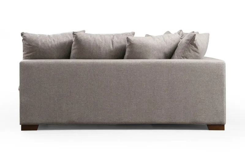 Castelloli 4-personers U-formet Hjørnesofa med Divan og Chaiselong i Stof - Lysegrå - Møbler - Sofaer - Hjørnesofa - Hjørnesofa med chaiselong