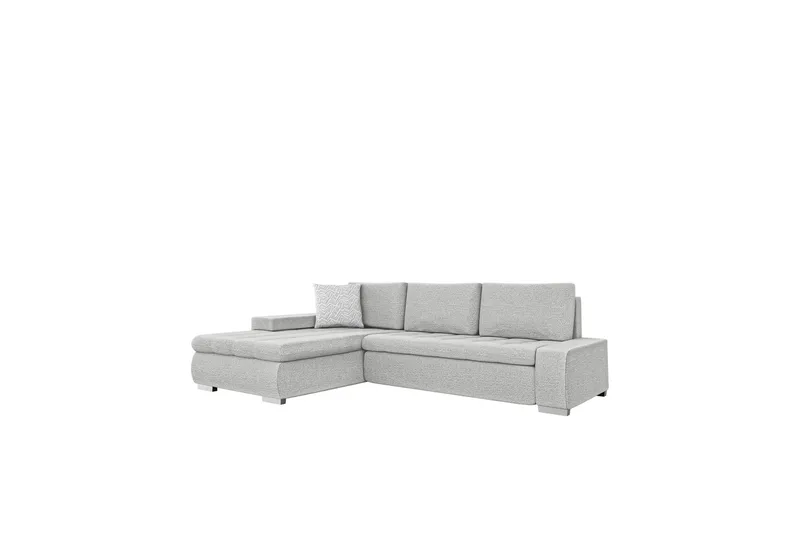 Cerys Sofa med Divan 3-personers - Lys grå - Møbler - Sofaer - Sofa med chaiselong