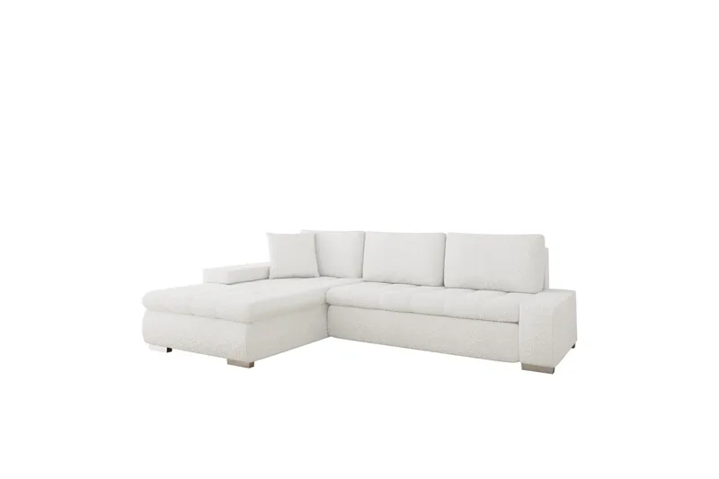 Cerys Sofa med Divan 3-personers, Hvid
